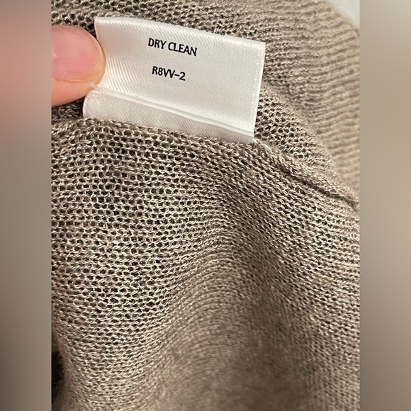 Eileen Fisher Wool Viscose Blend Scoop Neck Knit Tank Size PS Petite Small SOFT - Picture 5 of 8